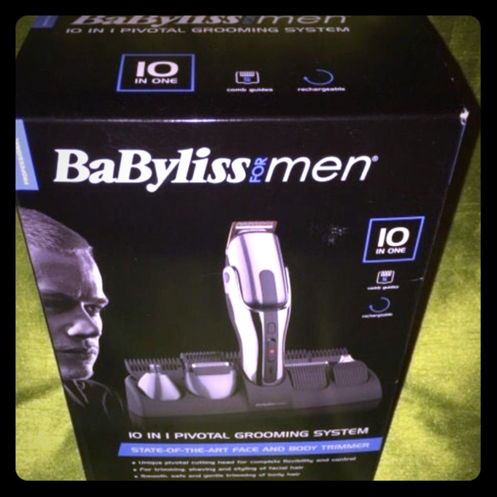 Babyliss For Men 10In1 Pivotal Face & Body Trimmer